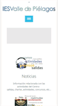 Mobile Screenshot of iesvalledepielagos.com