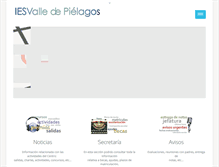 Tablet Screenshot of iesvalledepielagos.com